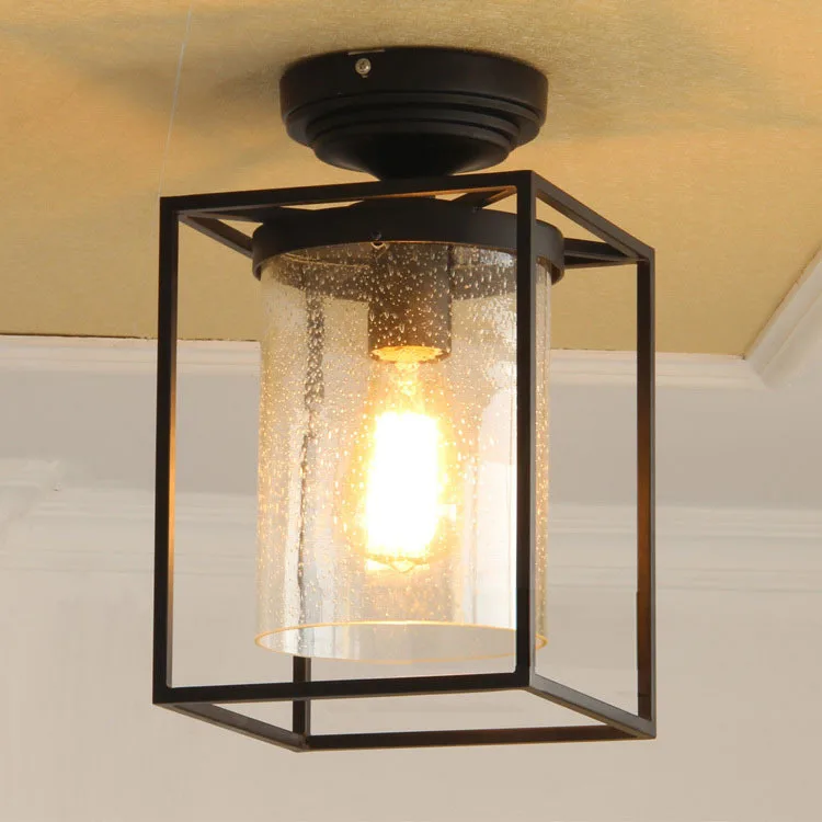 

Industrial Vintage Bubble Glass Ceiling Lamp Decorative Lighting Loft Cafe Bar