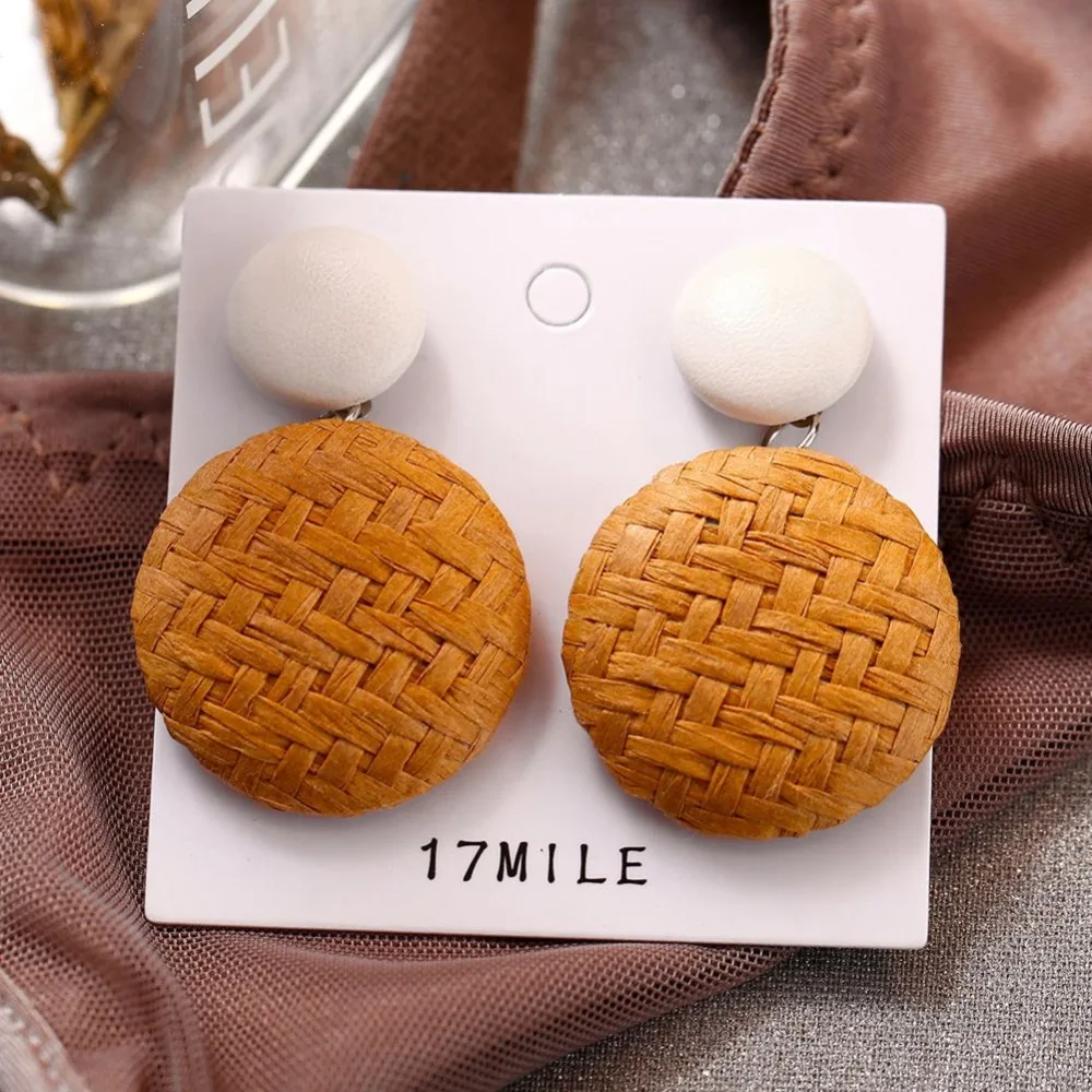 Женские винтажные круглые серьги в этническом стиле ретро|Серьги-подвески| |