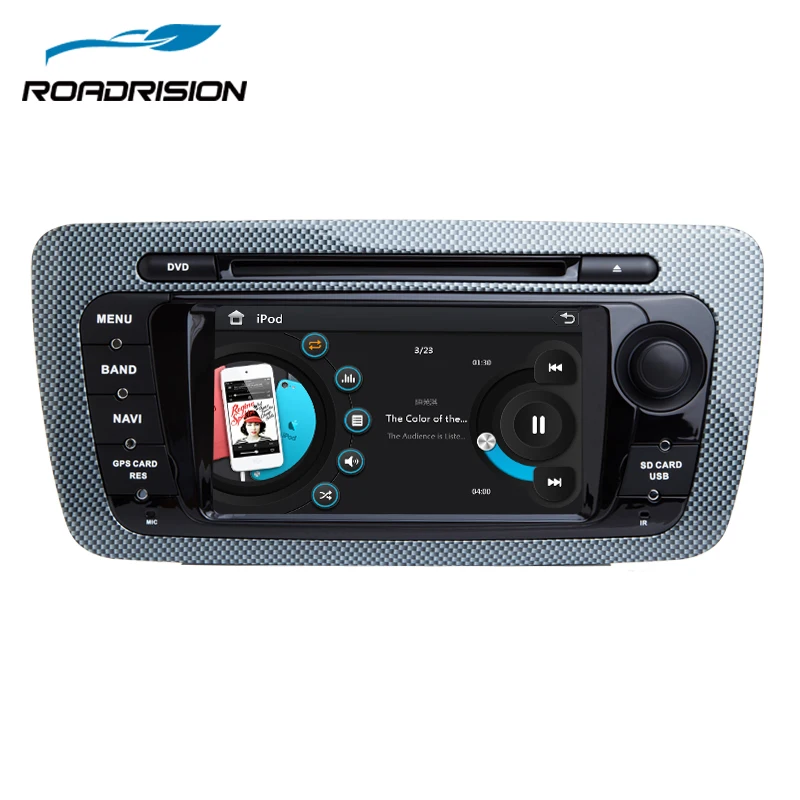 RoadRision 2Din автомобильный dvd-плеер для Seat Ibiza 2009-2013 авто радио с gps навигацией iPod данные беспроводного обмена SWC 1080P видео