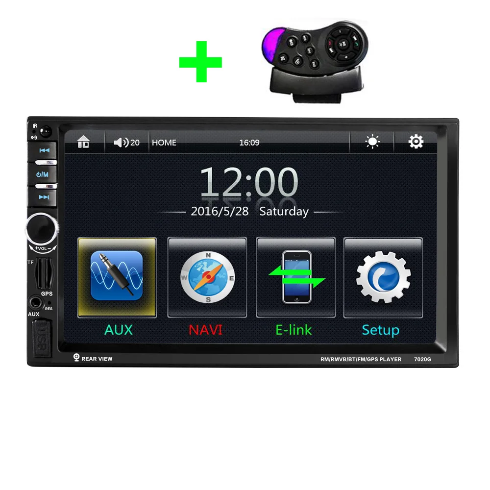 Г 7020 г Универсальный 2 Din Авто Радио мультимедийный плеер + gps навигации 7 ''hd