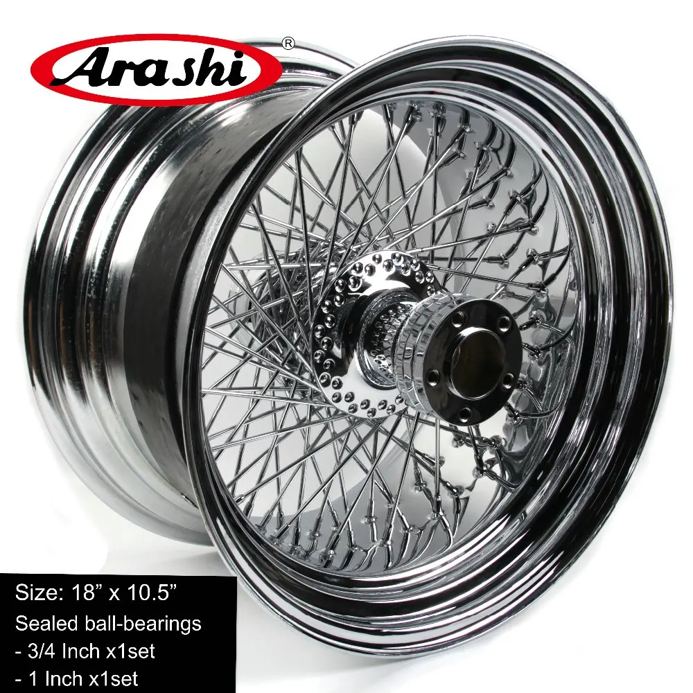 Хромированный задний обод колеса Arashi 18x10 5 дюйма для Harley Davidson FLSTC FAT BOY модификация