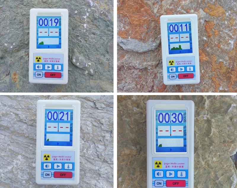 Счетчик детектора ядерного излучения дозиметры мраморный тестер с дисплеем