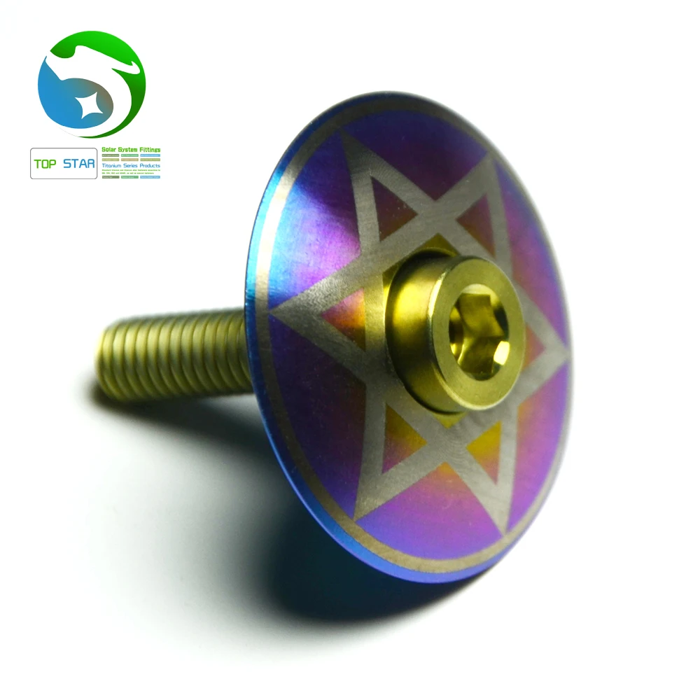 Титановая велосипедная гарнитура верхняя крышка головка гарнитуры для