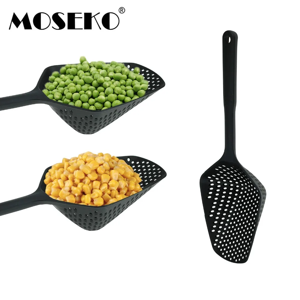 MOSEKO 1 шт. нейлоновое сито Совок Дуршлаг Слива овощи воды с овощей приборы для