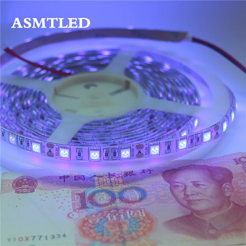 Светодиодный УФ полосный светильник 5050 SMD 60 светодиодный s/m 395 405nm
