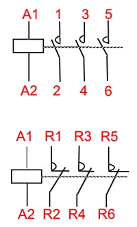 Auxiliar de partida kohtaktop CT1 CT1-63 32A 40A 63A 4P 220V 230V 50or60HZ Din rail AC контактор для дома стартер
