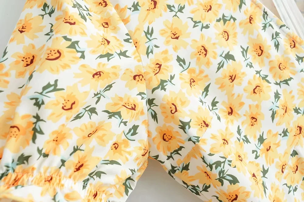 Винтаж boho kawaii цветочный длинное платье элегантные женские с пышными рукавами Сексуальная v шеи вечерние платье пикантные летние платье корейский vestidos