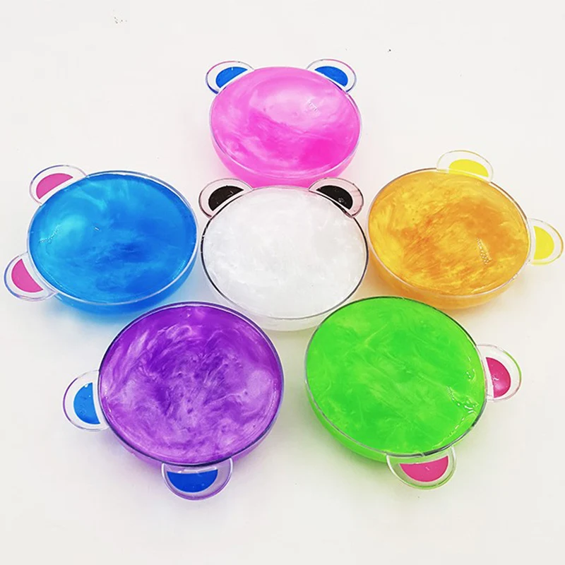 6 шт./лот лидер продаж милая разноцветная глина в виде животных умный пластилин