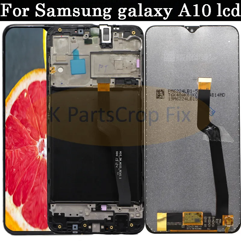 ЖК-экран с дигитайзером для Samsung galaxy A10 A105/DS A105F A105FD A105M сенсорный экран рамкой |
