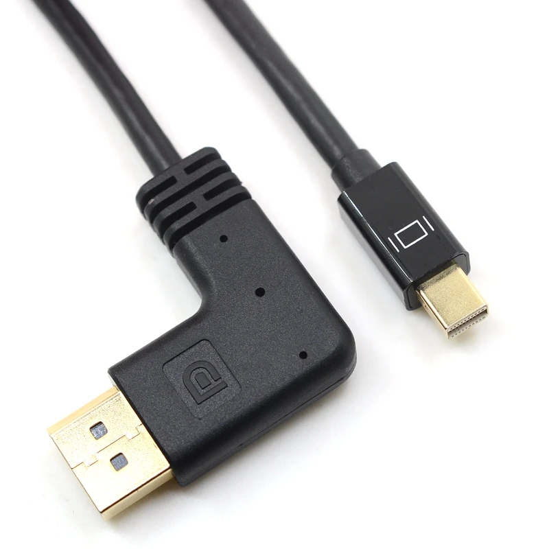 Кабель-адаптер Thunderbolt Mini Displayport-DisplayPort 1 2 преобразователь DP-DP под углом 30 см для