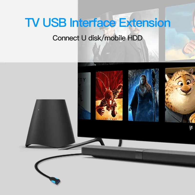 Vention USB 3,0 кабель-удлинитель для мужчин и женщин кабель-удлинитель USB3.0 кабель-удлинитель для ноутбука ПК USB кабель-удлинитель