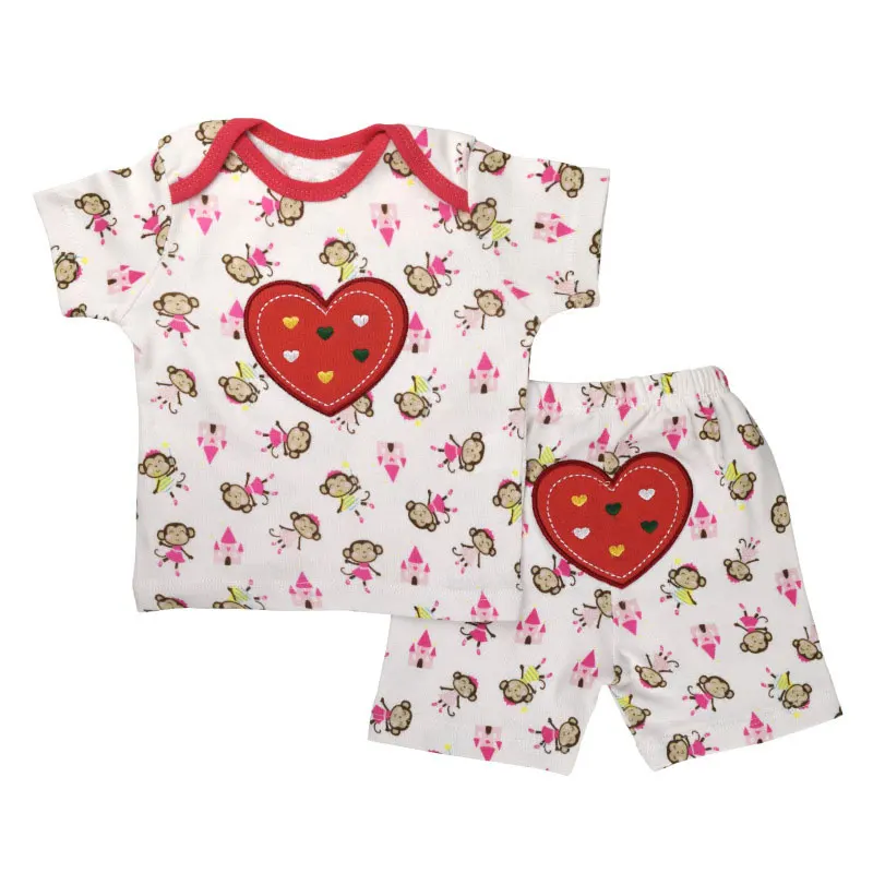 [2 шт./Лот случайный стиль] Одежда для новорожденных девочек хлопковая одежда