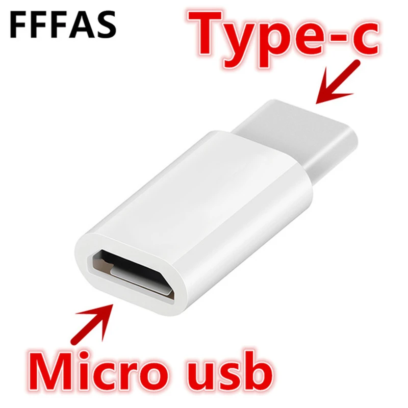 FFFAS USB 3.1 Type C кабель адаптер Micro мама к Type-C папа USB-C зарядное устройство конвертер