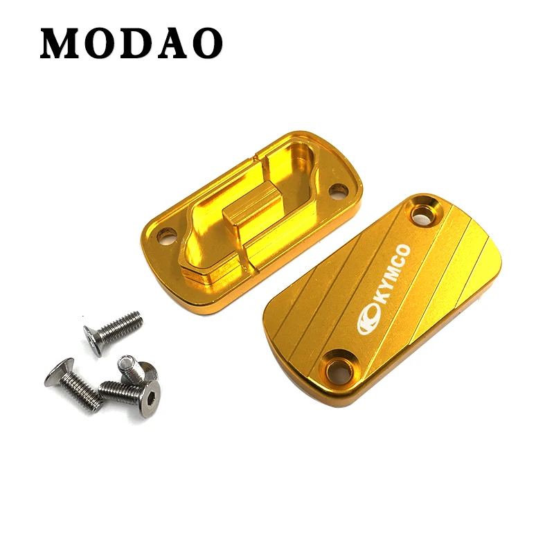 

For KYMCO Many110 Many 110 CNC Aluminum Front brake fluid reservoir cover Motorcycle Accessories With logo