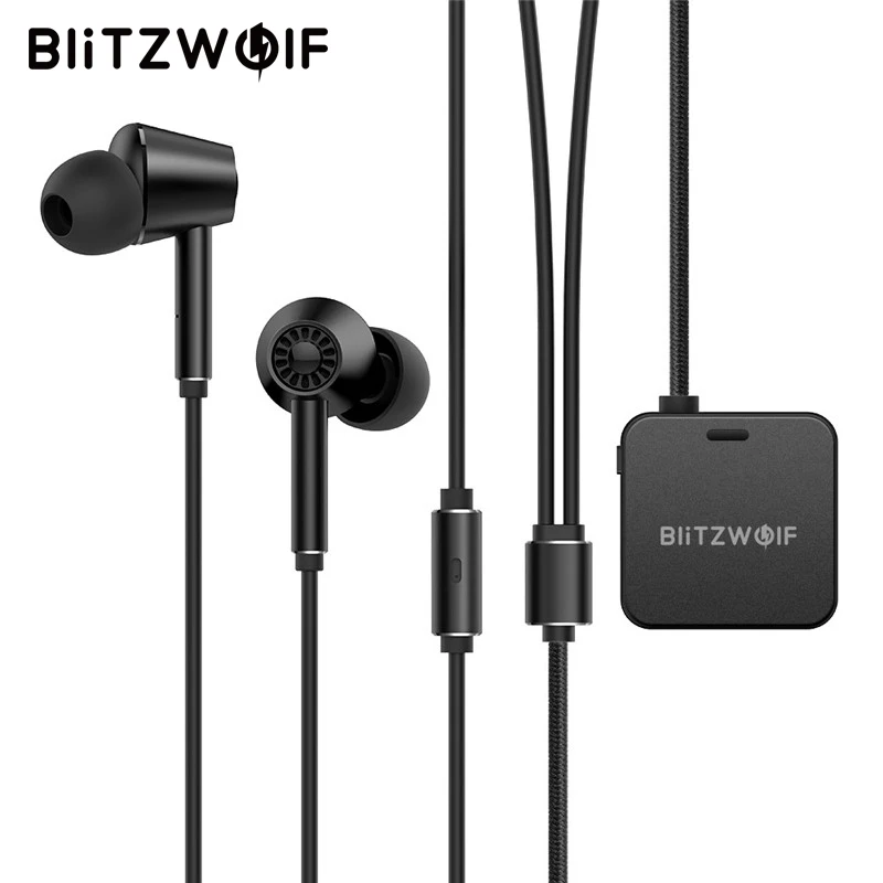 Беспроводные bluetooth наушники BlitzWolf ANC вкладыши гарнитура с активным