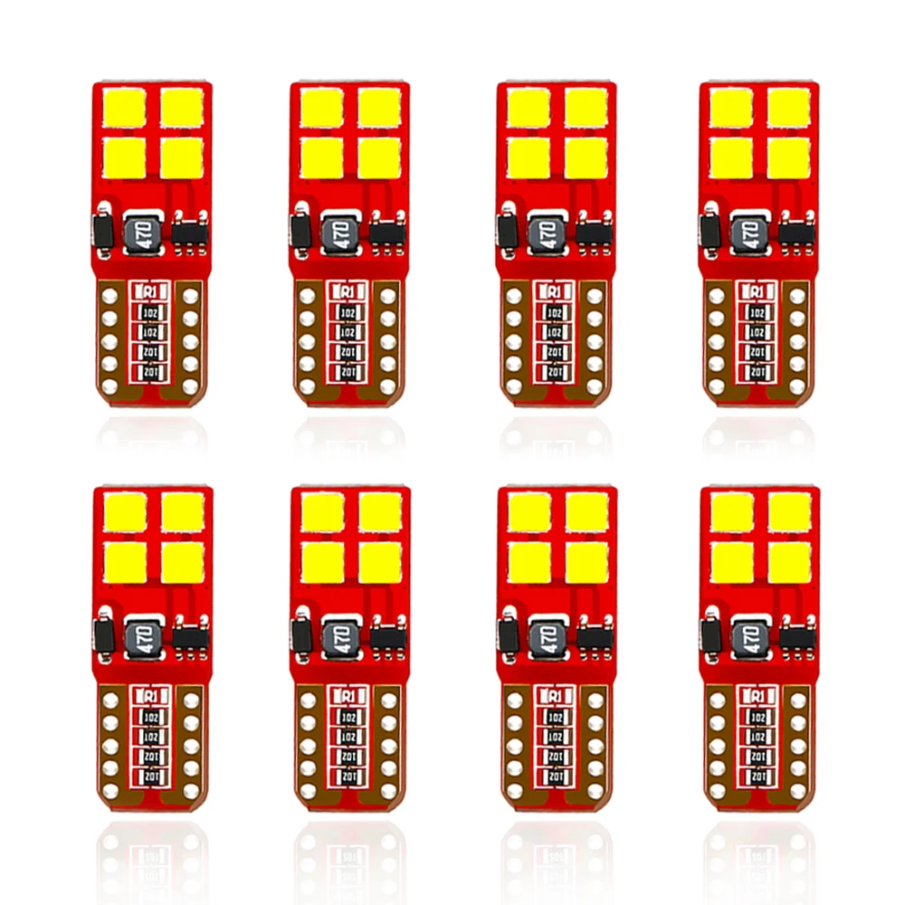 8 шт. Авто T10 W5W 194 Canbus автомобильная лампа 3030smd Клиренс номерной знак чтение карта