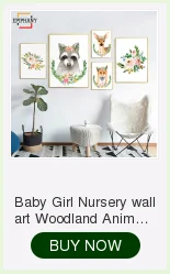 Пользовательское имя с рисунком лебедя Wall Art Холст Картина Единорог детская плакаты на скандинавскую тему розовый настенные панно для маленьких детей украшение для комнаты девочки