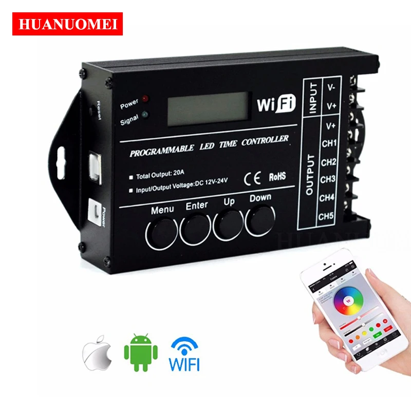Wi Fi TC420 программируемый светодиодный контроллер времени аквариумный светильник