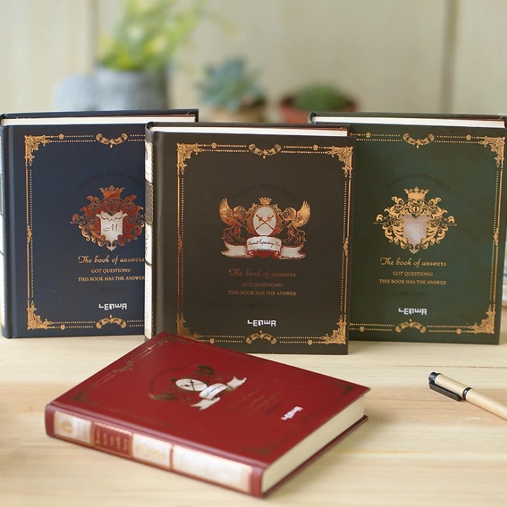 &quotОтветы книга ver.3&quot Жесткая обложка Журнал Винтаж Классический дневник чистая