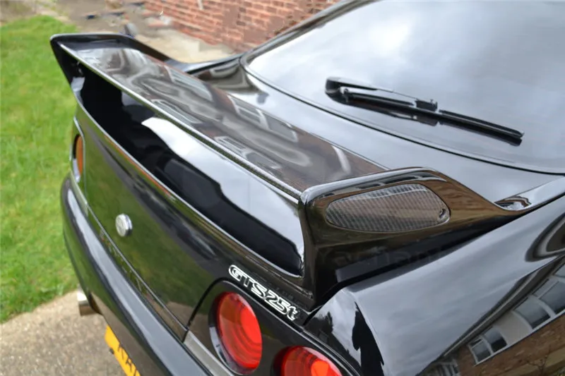 Для 1995-1998 Skyline R33 GTR OEM GTS Style спойлер заднего багажника крыла из стекловолокна |