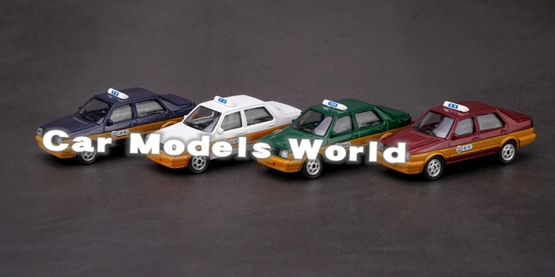 XCARTOYS Set of 4 pcs Toy Models Jetta Beijing Taxi Cars 7-8 cm (Metal &amp Plastic Parts) |