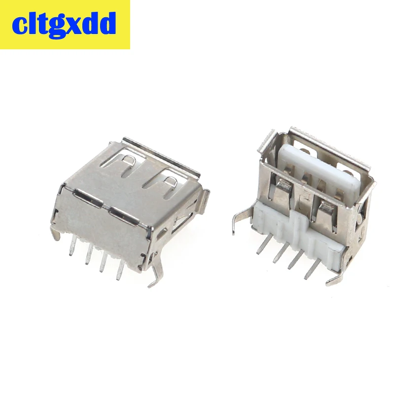 Cltgxdd 2-10 шт. USB 2 0 4Pin A Тип гнездовой разъем G54 фута 90 градусов передача данных