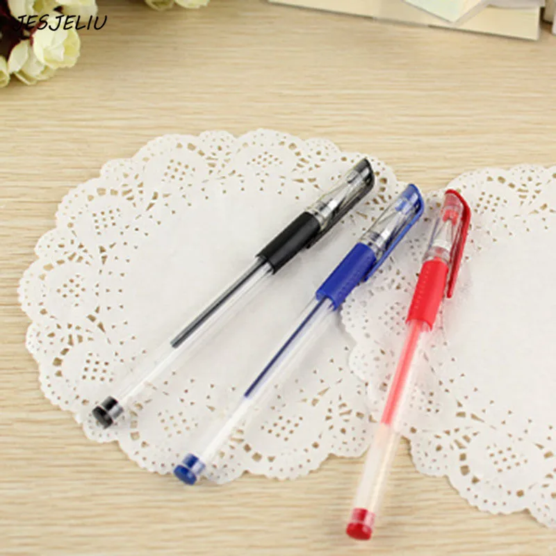 

3 шт. 0,5 мм шариковая ручка стационарный ручка с гелевыми чернилами черные повседневные работы исследование инструмент