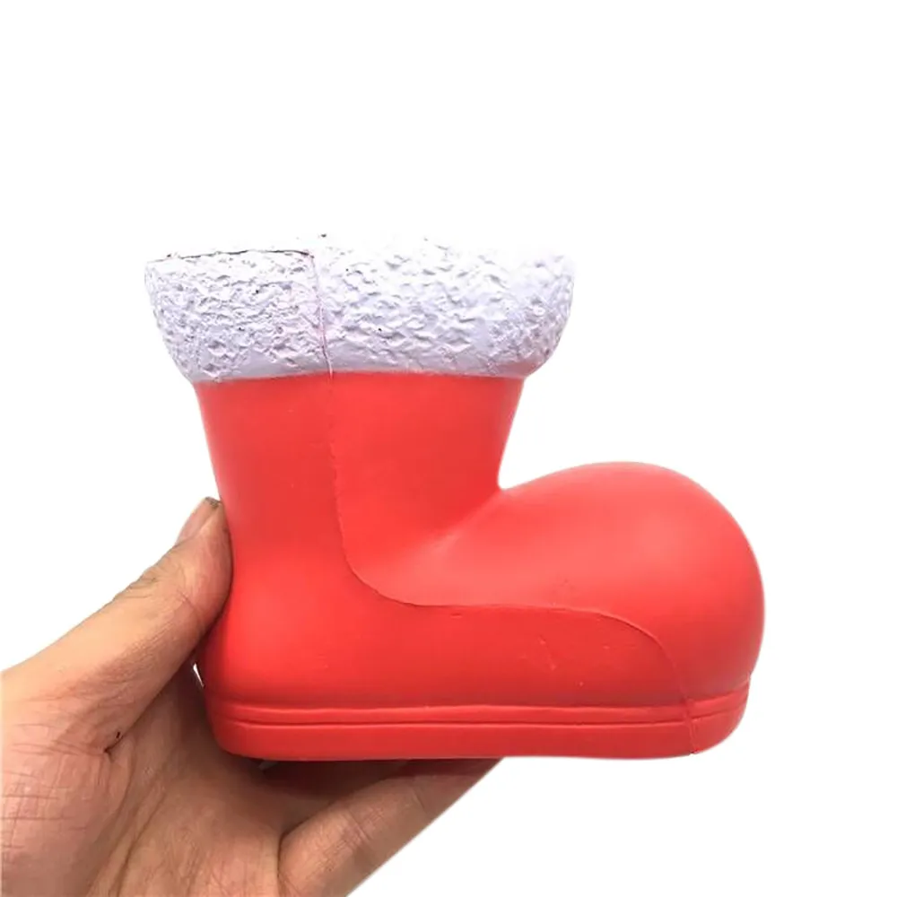 13 см Squeeze Toy Kawaii Коллекция Рождественские туфли милый ароматический крем мягкие и