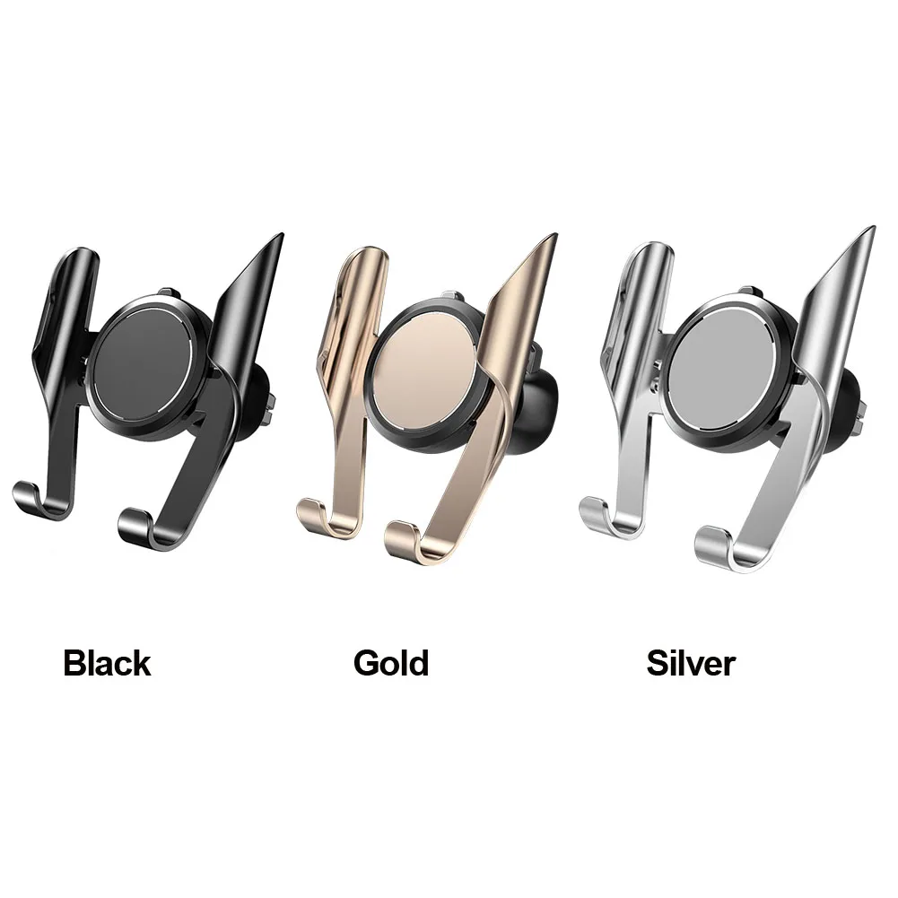 Portable Universal Automatic Memory Air Outlet Bracket Holder For Cell Phone Adjustable 360 Degree Rotated Mini | Мобильные телефоны