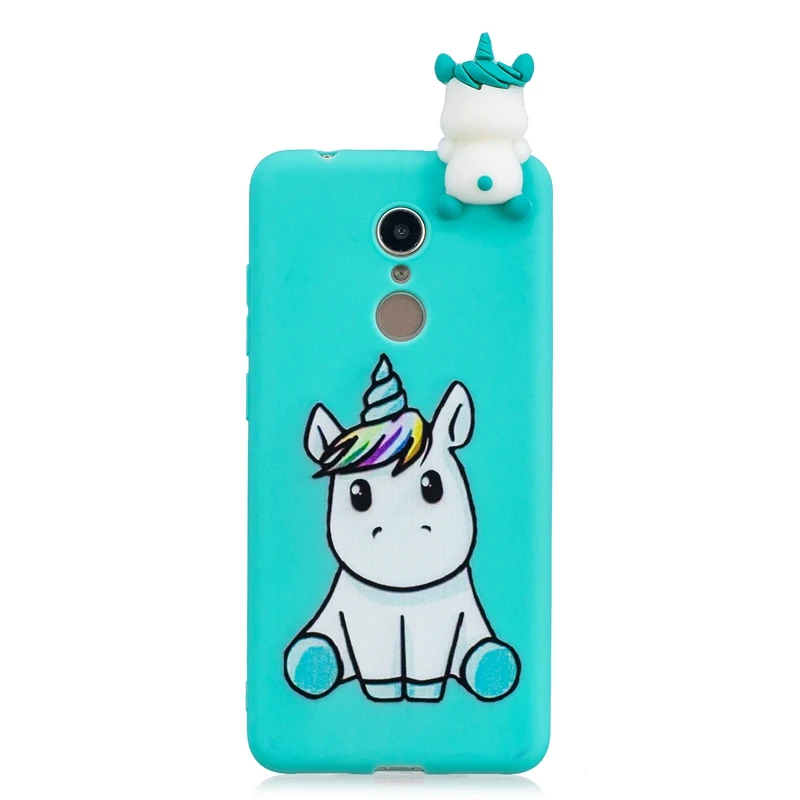 3D Case For Xiaomi Redmi 5 Plus Cute Panda Unicorn Phone Cases Coque Xiomi Etui |