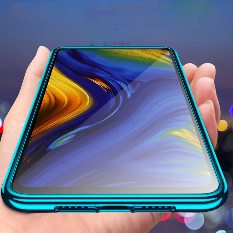 Для Xiaomi mi x 3 Чехол 6,39 ''прозрачный Elac-покрытие PC 360 Полное покрытие для Xiaomi mi x3 противоударный жесткий Жидкий чехол Funda