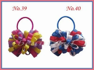 50 шт. эластичная скульптура фейерверк для девочек|hair bows|girls hair accessoriesbow elastic |