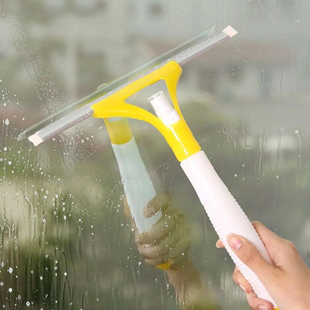 

Feiqiong Portable Spray Window Glass Cleaning Brush Wiper Washing Cleaner Home Window Cleaning Tool Hot Brush Random Color