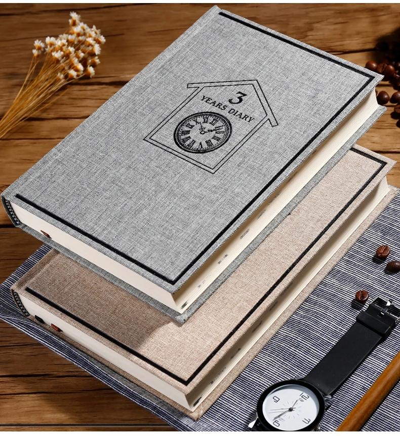 YINGLIJIA, три года, пять лет, дневник, записная книжка, винтажные канцелярские принадлежности, блокнот для чтения, толстый, 1 шт