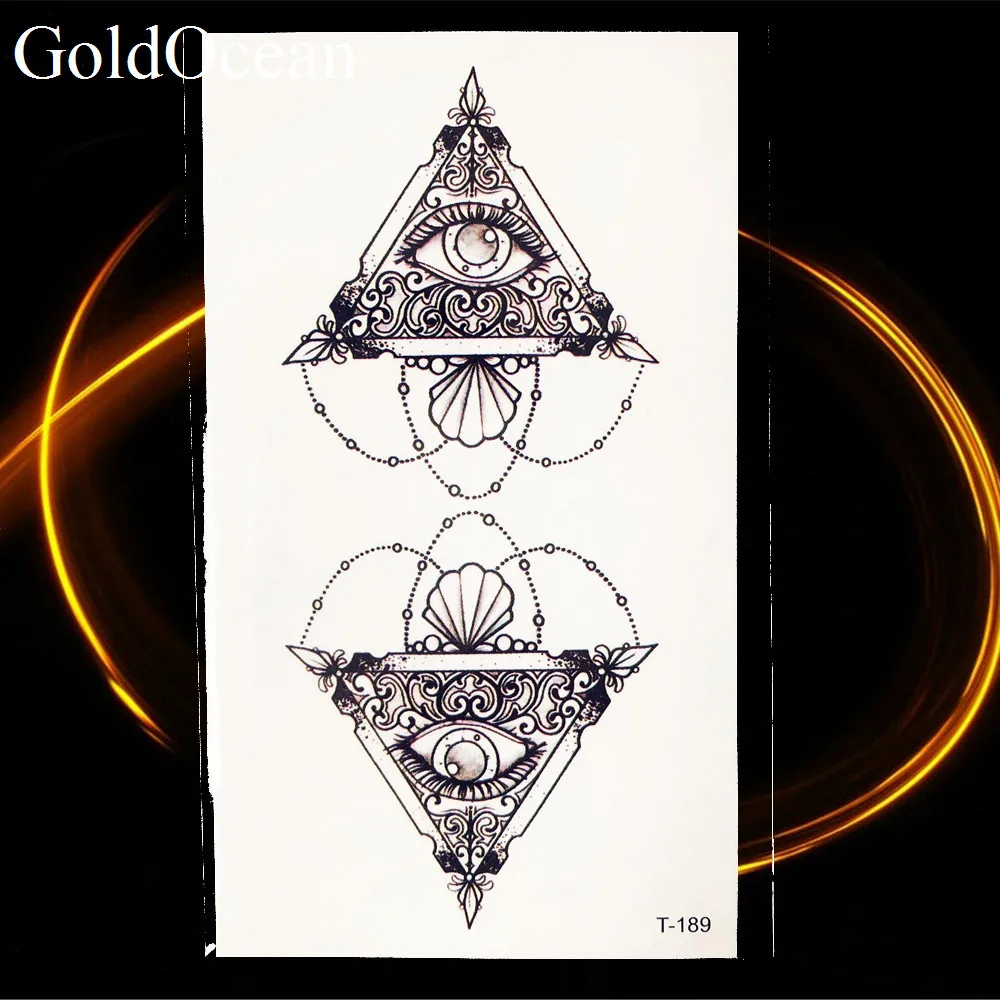 Татуировка хна для мужчин и женщин временная татуировка геометрической формы