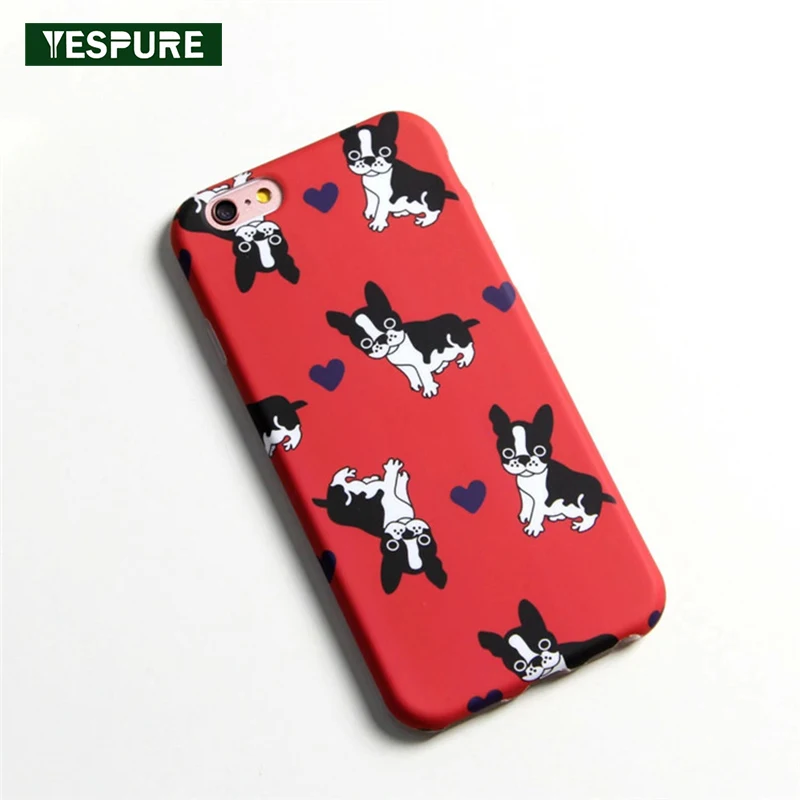 YESPURE Прекрасный чехол для собаки Fundas Iphone 7plus Mujer дешевый Симпатичный сотовый