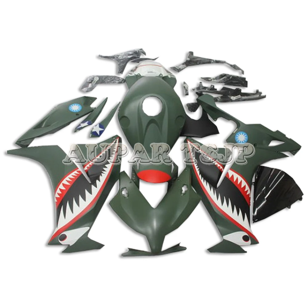 

Dark Green Shark Attack Complete Body Frames Fit For Honda CBR1000RR 2012 13 14 15 2016 Motorcycle Body Kit New