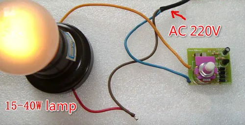 Регулируемый светильник с силиконовым управлением комплект для самостоятельной