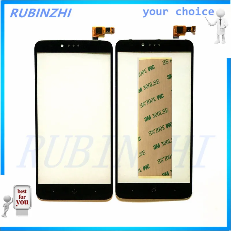 Rubinzhi телефон Сенсорный экран Сенсор для ZTE zmax про z981 touch Панель планшета спереди