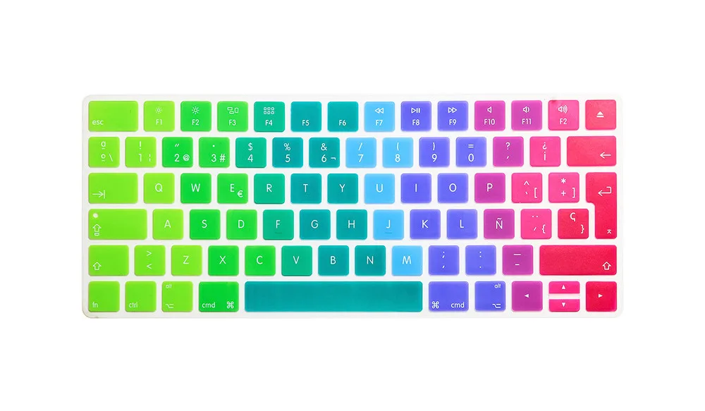 Силиконовый чехол-накладка для клавиатуры Apple новая Magic Keyboard 2 Испанская версия