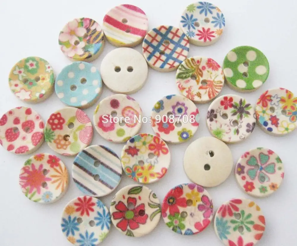 200 шт. декоративные пуговицы для рубашек 15 мм|buttons children|wooden buttonsshirt buttons |