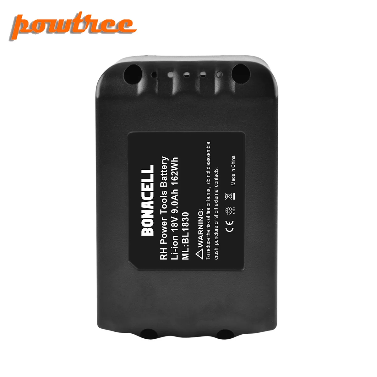 Комплект литиевых аккумуляторов Powtree 18 в 9000 мАч BL1830 замена для дрели Makita LXT400 194205 3