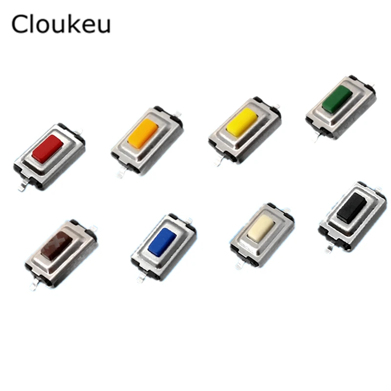 

50Pcs 3*6*2.5 SMD Tact Push Button Switch 3x6x2.5MM 2.7MM 3MM 3.8MM