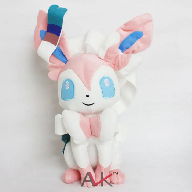 Sylveon Eevee Leafeon Espeon Umbreon Vaporeon Flareon Glaceon Jolteon Плюшевые игрушки Мягкие чучело куклы 12 дюймов 30 см 9 типов - Цвет: Sylveon