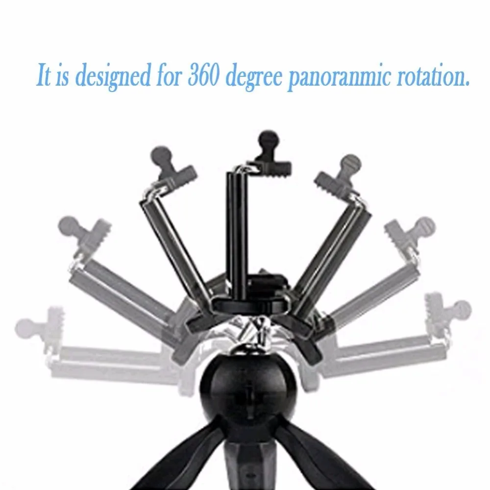 Мини телефон стабилизатор штатив Настольный стенд с шаровой головкой проектор