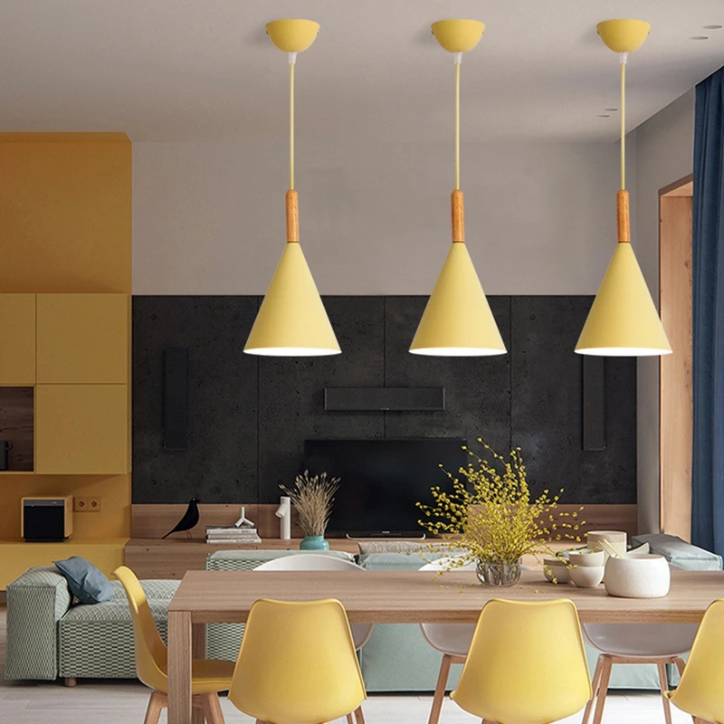 LukLoy Nordic Modern Pendant Light Colourful Lamp Hang for Living Room Bedroom Dining Island Foyer Studio Bar Cafe | Освещение