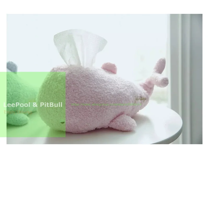 Новый Стиль Прекрасный мультфильм Плюшевые дельфины коробки ткани мультфильма