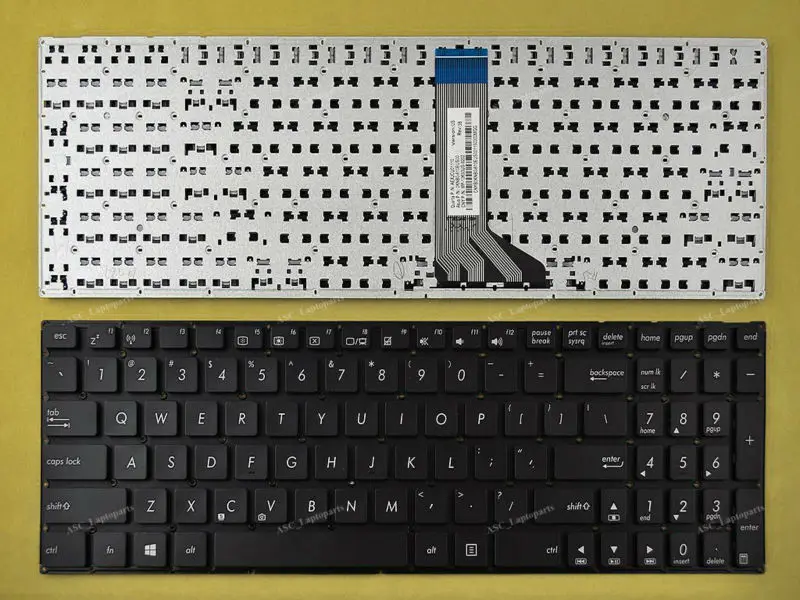 

Новая английская клавиатура для ноутбука ASUS D550C D550CA D550M D550MA A551C A551CA, черная, без рамки, Win8