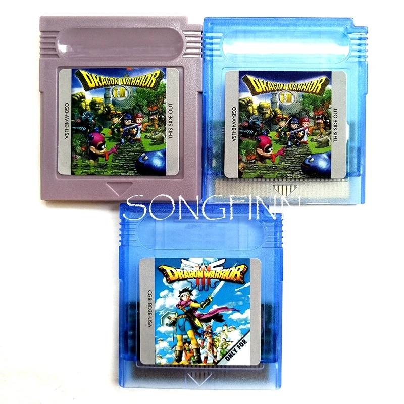 Картридж памяти Dragon Warrior 1 + 2 3 для 16 битной портативной игровой консоли аксессуары