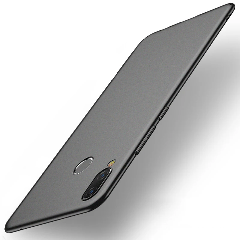 MAKAVO for Huawei Y6 2019 Case Slim Fit Matte Hard Back Cover Phone Cases Fashion Women Coque Fundas |